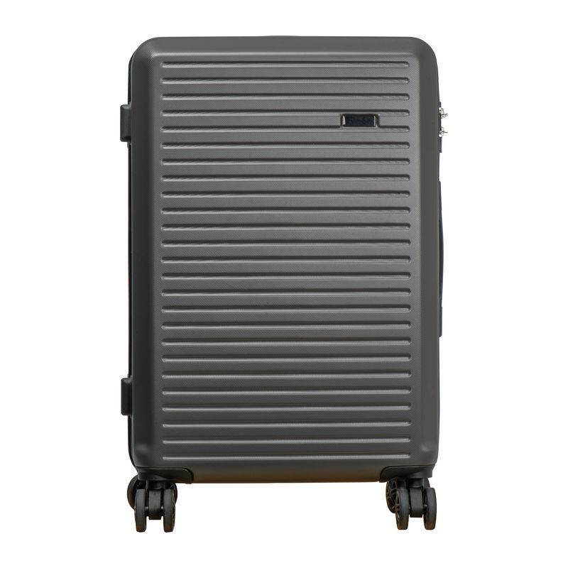 Sada kufříků, 3dílná, šedá stříbrná Sada kufříků, 3dílná, šedá stříbrná