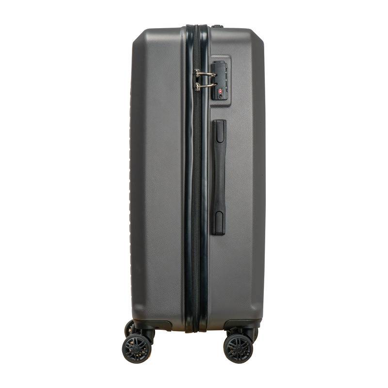 Sada kufříků, 3dílná, šedá stříbrná Sada kufříků, 3dílná, šedá stříbrná