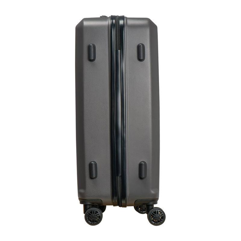 Sada kufříků, 3dílná, šedá stříbrná Sada kufříků, 3dílná, šedá stříbrná