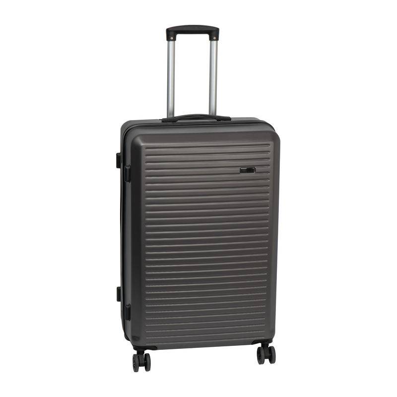 Sada kufříků, 3dílná, šedá stříbrná Sada kufříků, 3dílná, šedá stříbrná