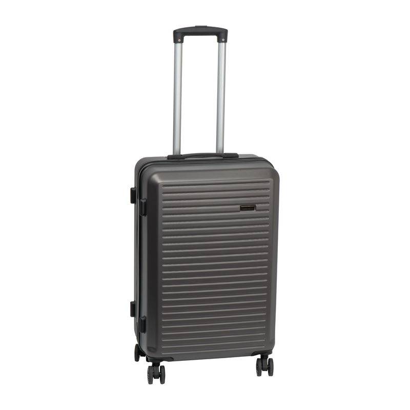 Sada kufříků, 3dílná, šedá stříbrná Sada kufříků, 3dílná, šedá stříbrná