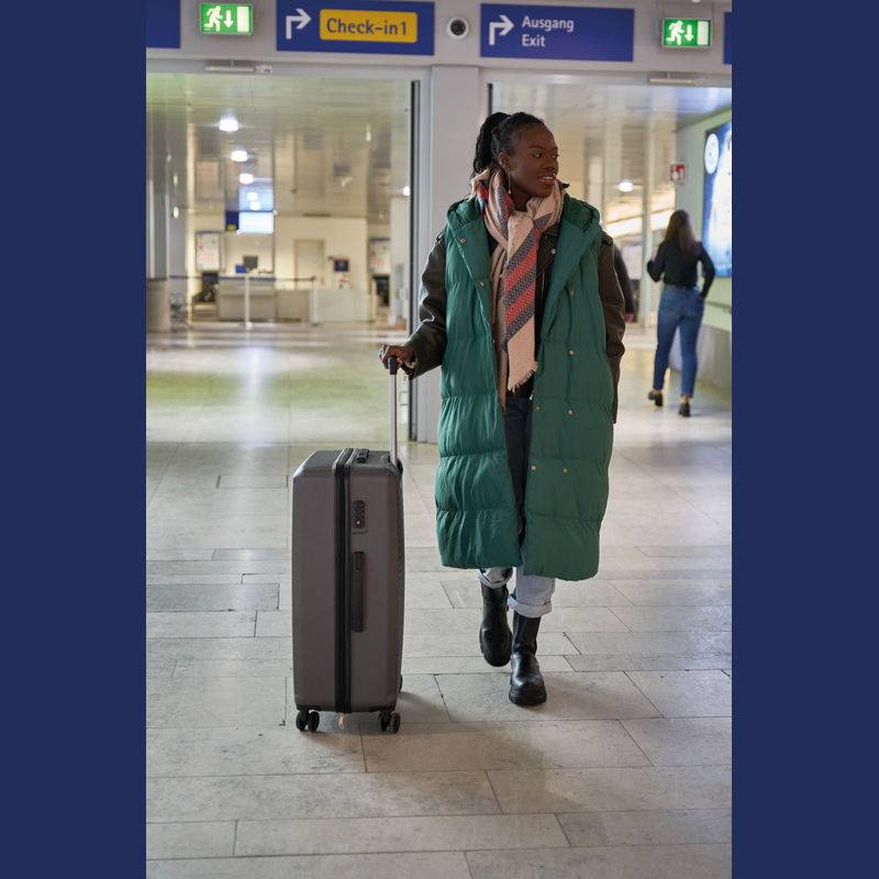 Sada kufříků, 3dílná, šedá stříbrná Sada kufříků, 3dílná, šedá stříbrná