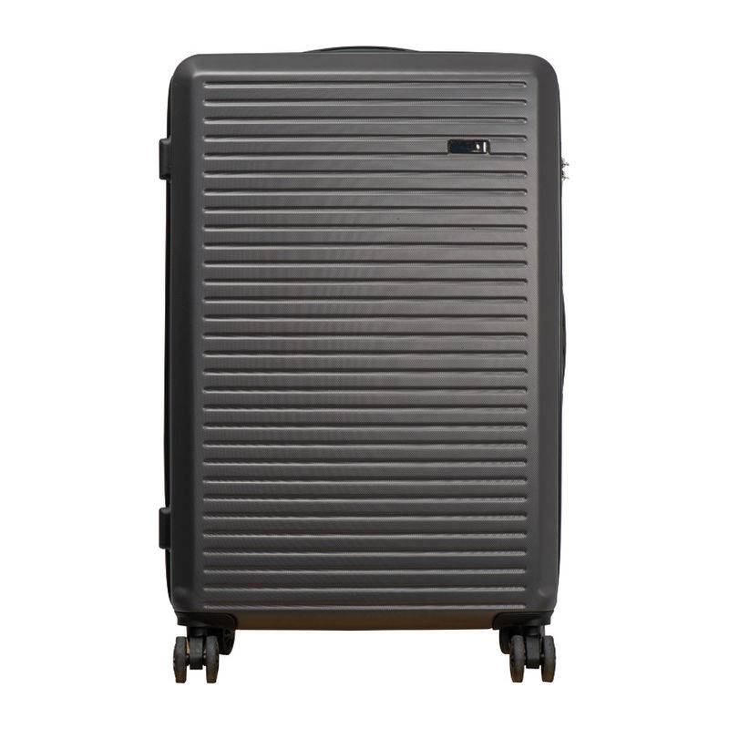 Sada kufříků, 3dílná, šedá stříbrná Sada kufříků, 3dílná, šedá stříbrná