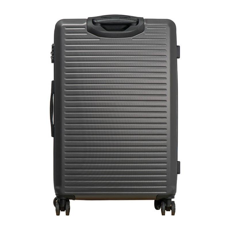 Sada kufříků, 3dílná, šedá stříbrná Sada kufříků, 3dílná, šedá stříbrná