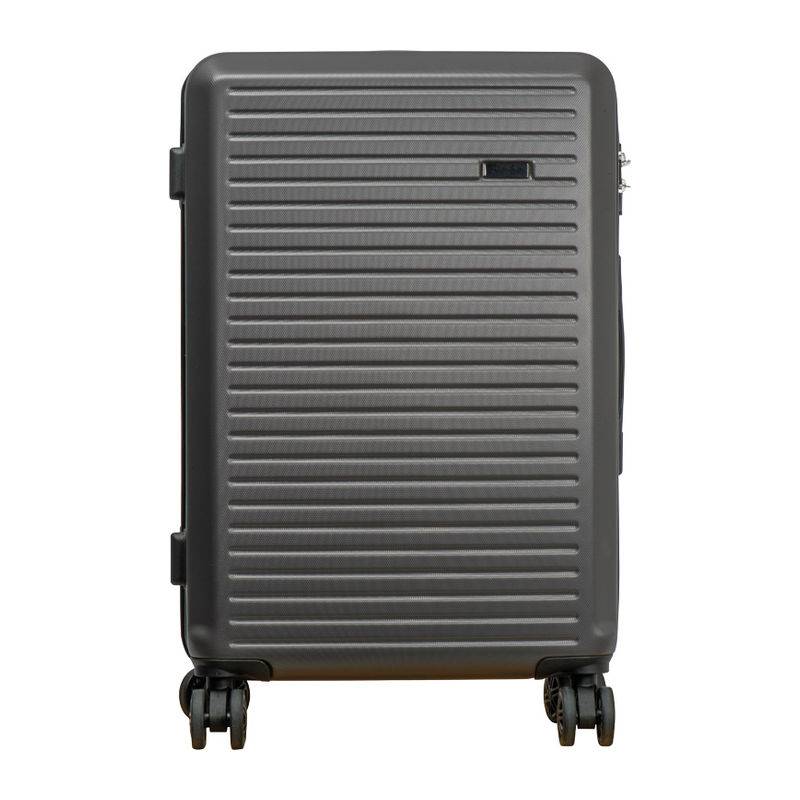 Sada kufříků, 3dílná, šedá stříbrná Sada kufříků, 3dílná, šedá stříbrná