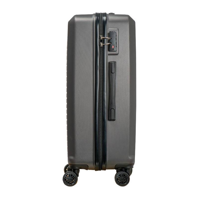 Sada kufříků, 3dílná, šedá stříbrná Sada kufříků, 3dílná, šedá stříbrná