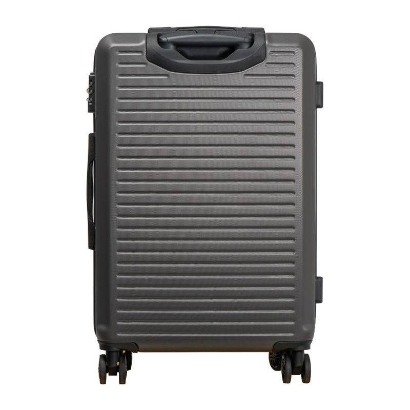 Sada kufříků, 3dílná, šedá stříbrná Sada kufříků, 3dílná, šedá stříbrná