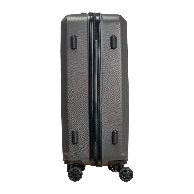 Sada kufříků, 3dílná, šedá stříbrná Sada kufříků, 3dílná, šedá stříbrná