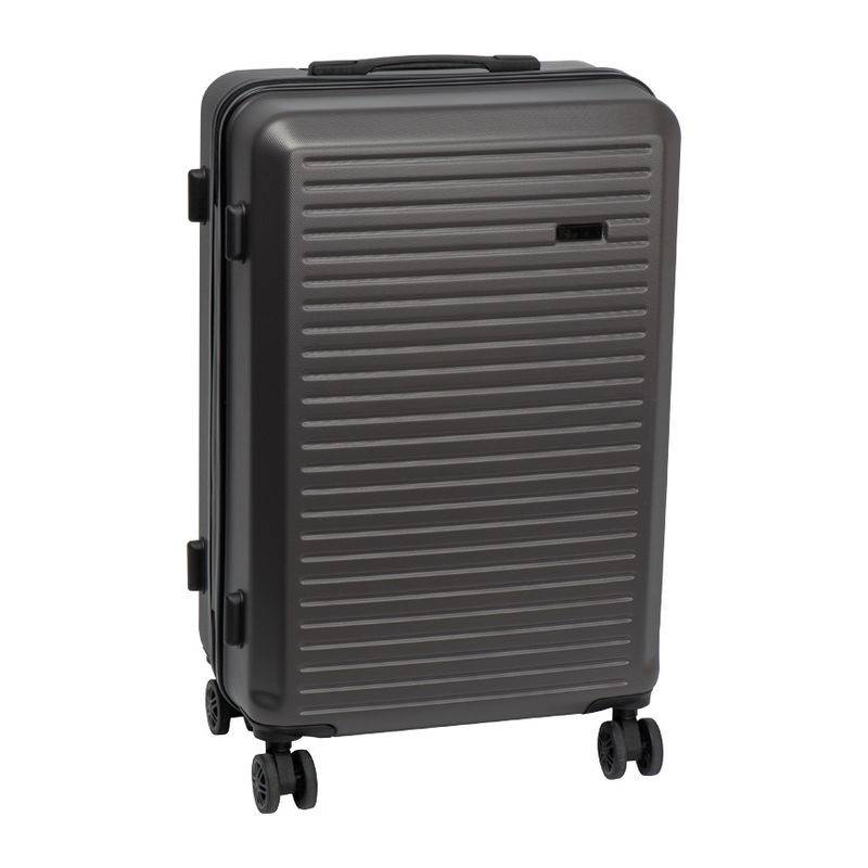 Sada kufříků, 3dílná, šedá stříbrná Sada kufříků, 3dílná, šedá stříbrná