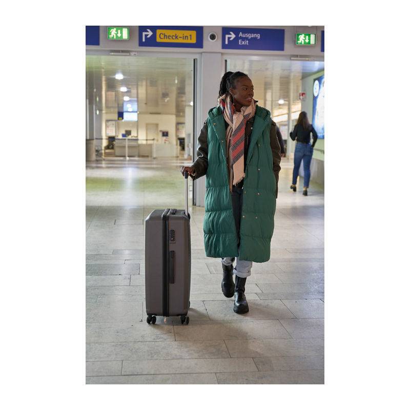 Sada kufříků, 3dílná, šedá stříbrná Sada kufříků, 3dílná, šedá stříbrná