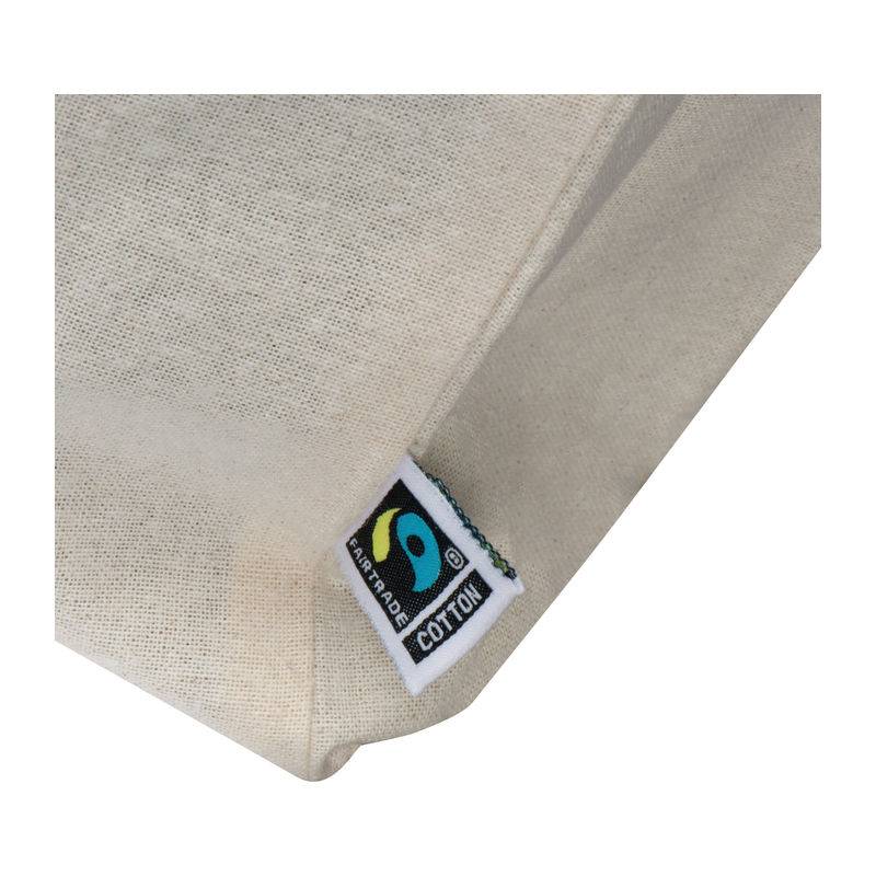 Bavlněná taška Fairtrade, hnědá béžová Bavlněná taška Fairtrade, hnědá béžová