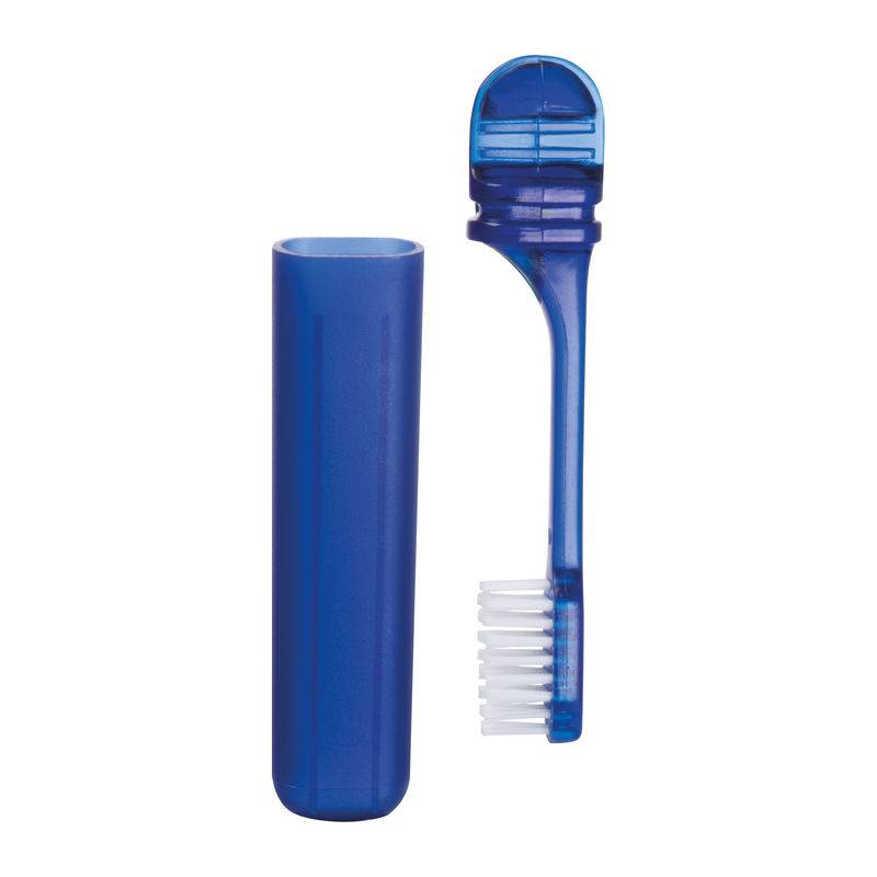 Cestovná zubná kefka, modrá Cestovná zubná kefka, modrá