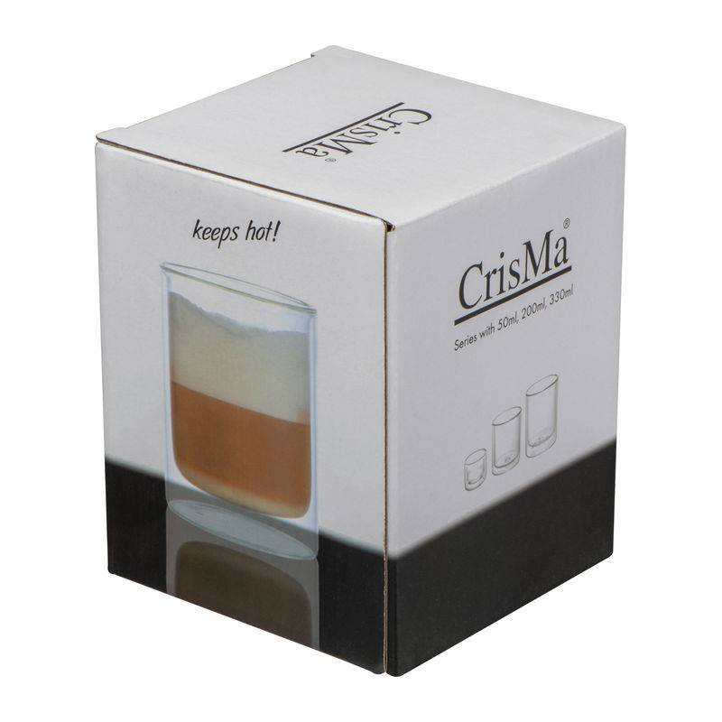 Dvoustěnná skleněná sklenice 330 ml, transparentní Dvoustěnná skleněná sklenice 330 ml, transparentní