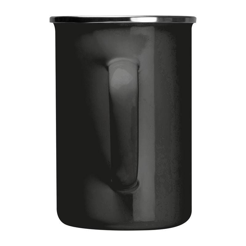 Smaltovaný hrnek, černá 550ml Smaltovaný hrnek, černá 550ml