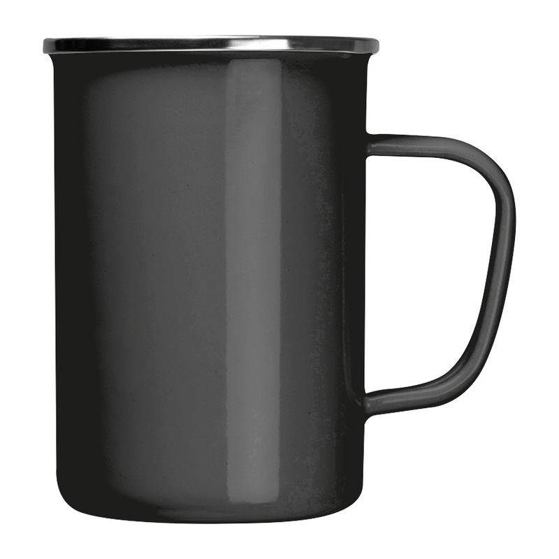 Smaltovaný hrnek, černá 550ml Smaltovaný hrnek, černá 550ml