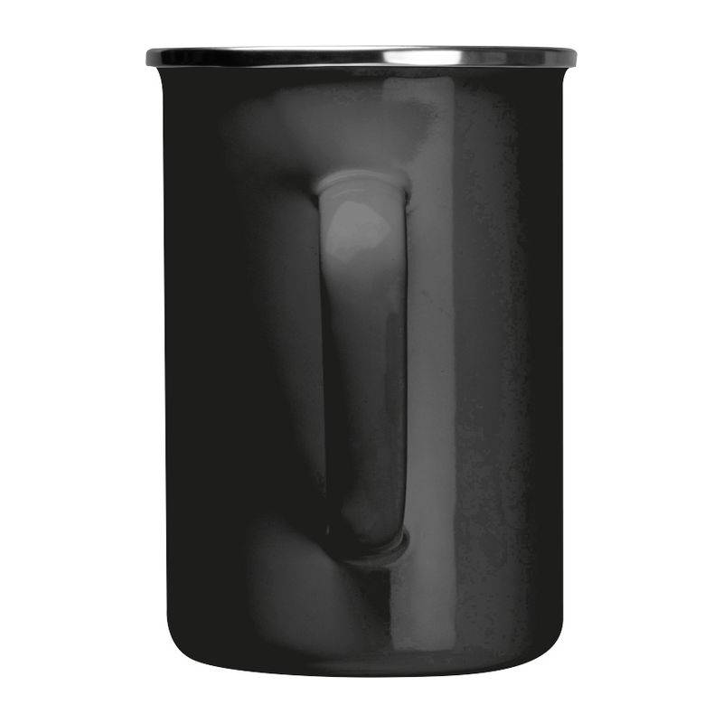 Smaltovaný hrnek, černá 550ml Smaltovaný hrnek, černá 550ml