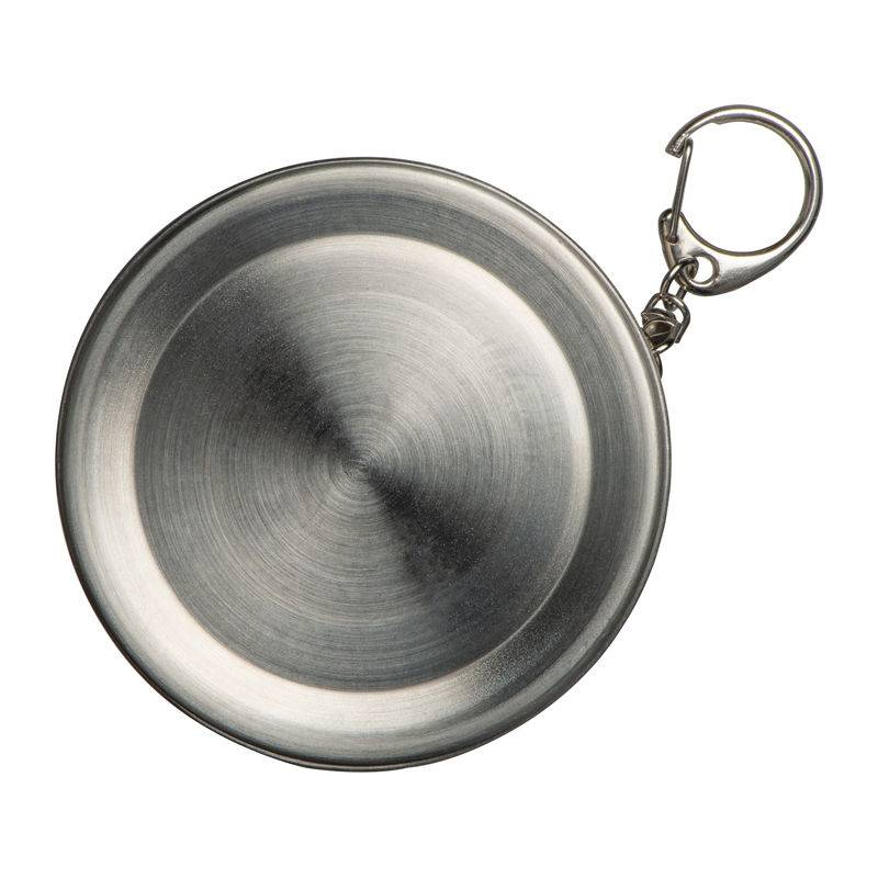 Skládací sklenice na pití z nerezavějící oceli, šedá 250ml Skládací sklenice na pití z nerezavějící oceli, šedá 250ml