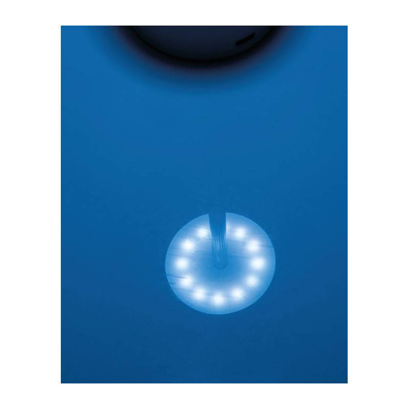 Nerezová lítiová stolová lampa, sivá Nerezová lítiová stolová lampa, sivá