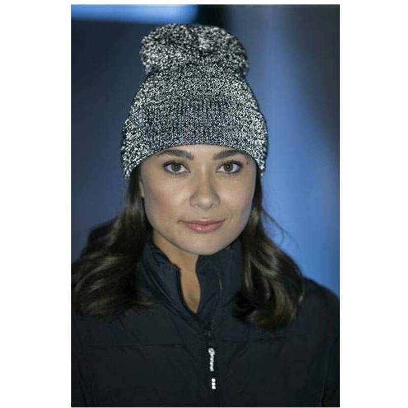 Reflexní čepice Rigi, černá Reflexní čepice Rigi, černá