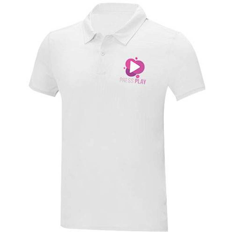 Deimos pánske polo cool fit s krátkym rukávom, biela, XS Deimos pánske polo cool fit s krátkym rukávom, biela, XS