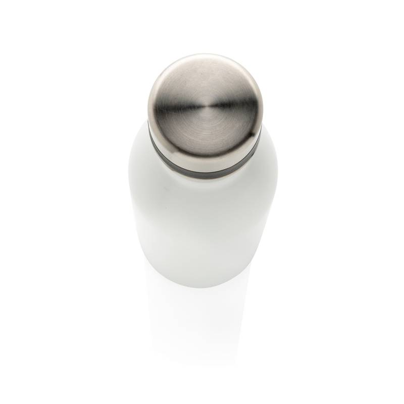 Fľaša na vodu z nehrdzavejúcej ocele, biela Fľaša na vodu z nehrdzavejúcej ocele, biela