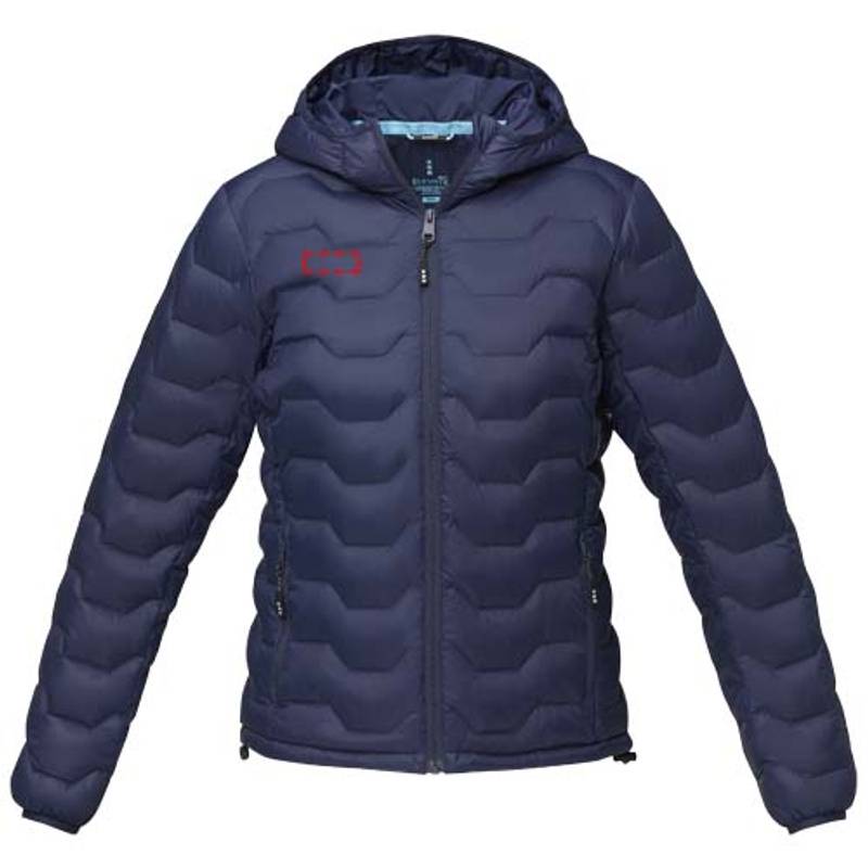 Dámská zateplená bunda Petalite z GRS recyklovaných materiálů, modrá námořnická, XS Dámská zateplená bunda Petalite z GRS recyklovaných materiálů, modrá námořnická, XS