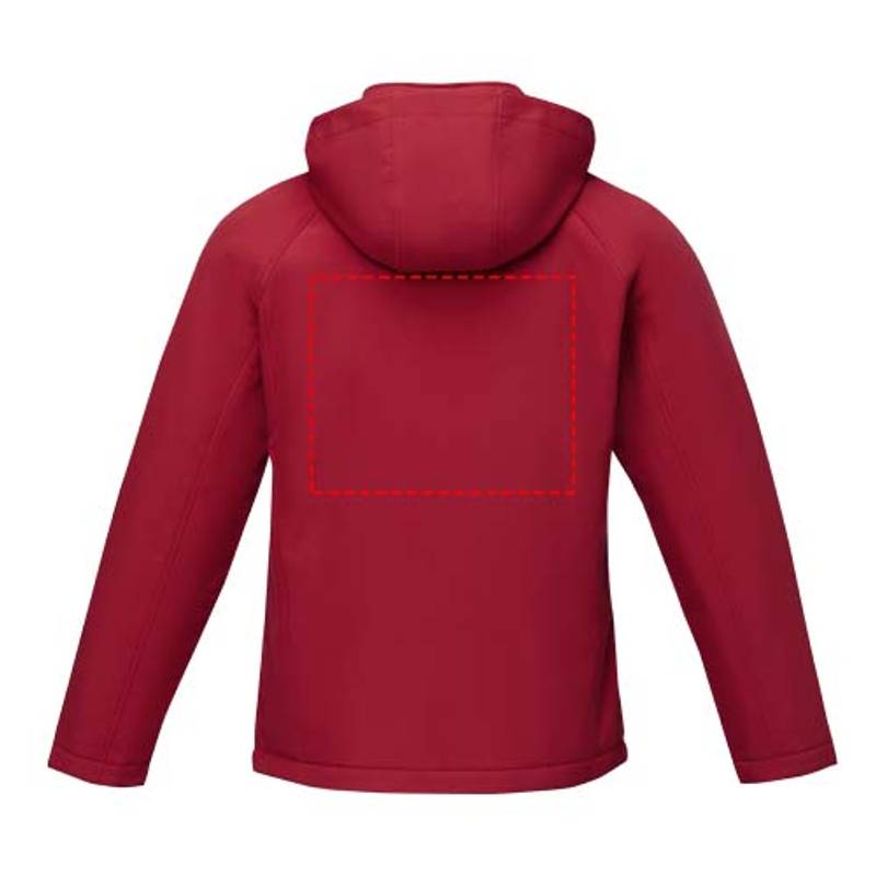 Pánská polstrovaná softshellová bunda Notus, červená, XS Pánská polstrovaná softshellová bunda Notus, červená, XS