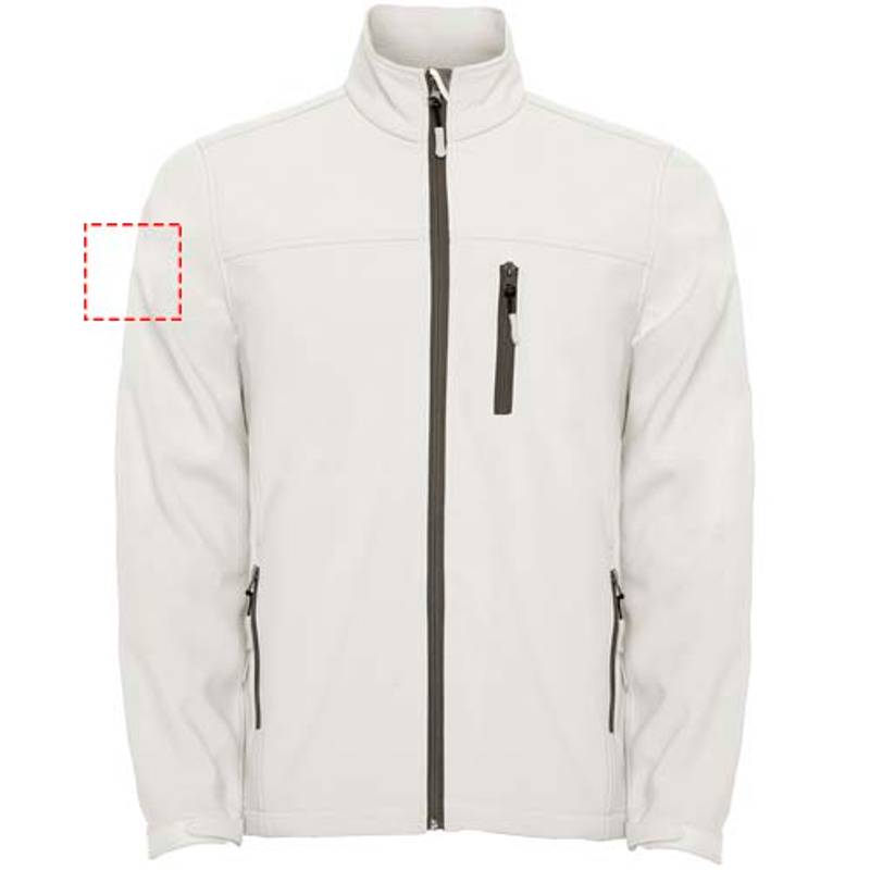 Antartida pánska softshellová bunda, biela Pearl, S Antartida pánska softshellová bunda, biela Pearl, S