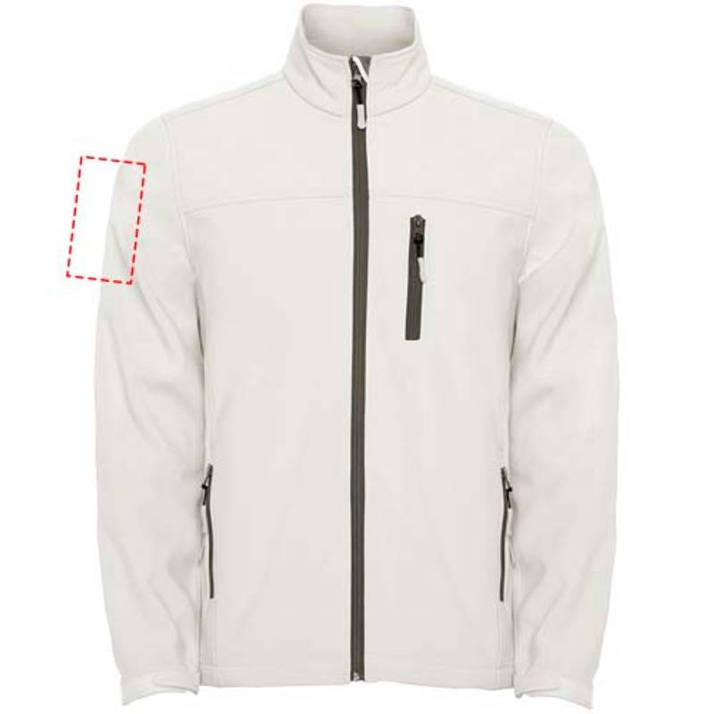 Antartida pánska softshellová bunda, biela Pearl, S Antartida pánska softshellová bunda, biela Pearl, S