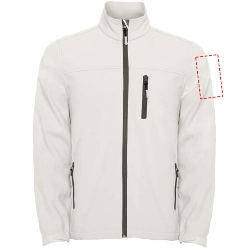 Antartida pánska softshellová bunda, biela Pearl, S Antartida pánska softshellová bunda, biela Pearl, S