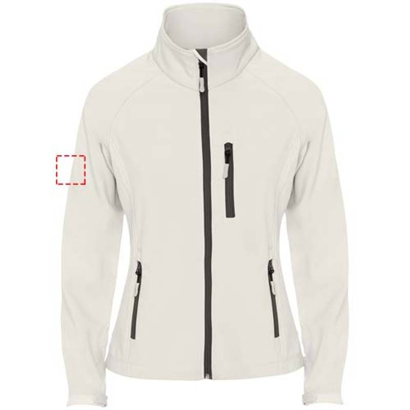 Antartida dámska softshellová bunda, biela Pearl, S Antartida dámska softshellová bunda, biela Pearl, S