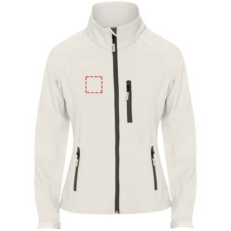 Antartida dámska softshellová bunda, biela Pearl, S Antartida dámska softshellová bunda, biela Pearl, S