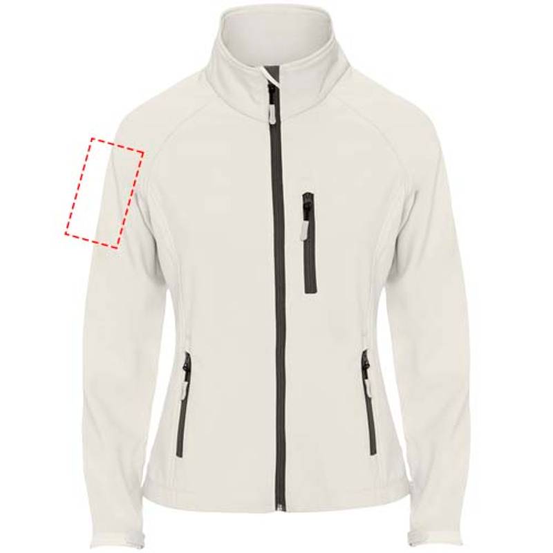 Antartida dámska softshellová bunda, biela Pearl, S Antartida dámska softshellová bunda, biela Pearl, S