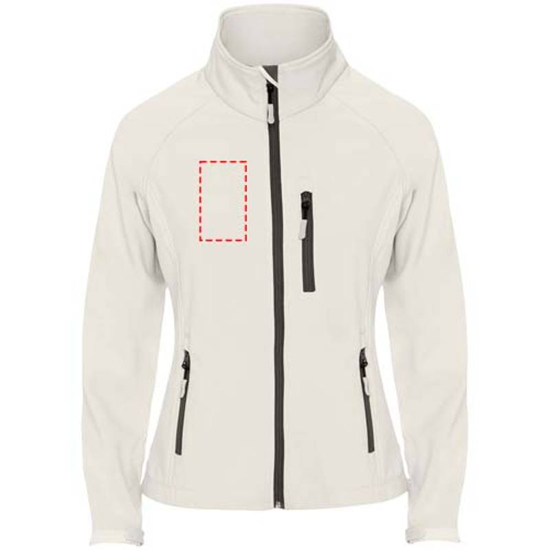 Antartida dámska softshellová bunda, biela Pearl, S Antartida dámska softshellová bunda, biela Pearl, S