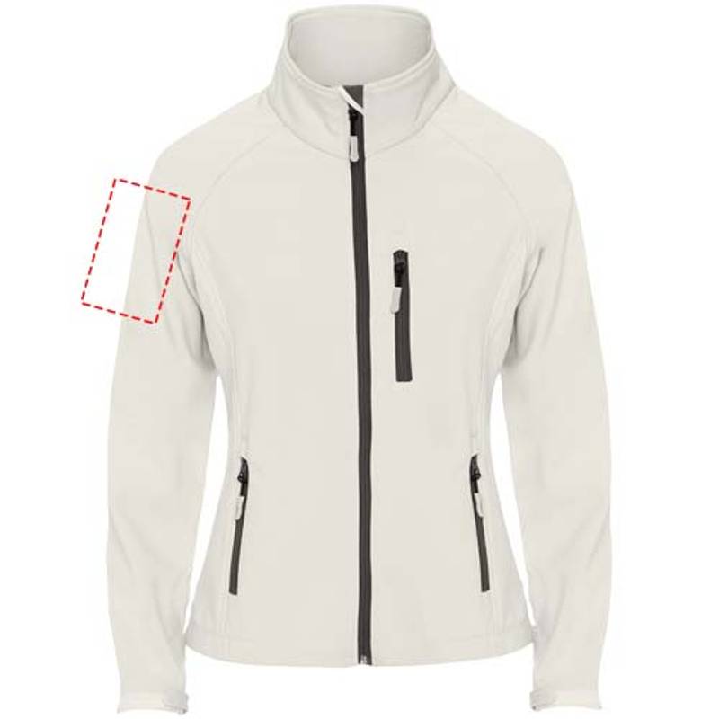 Antartida dámska softshellová bunda, biela Pearl, S Antartida dámska softshellová bunda, biela Pearl, S