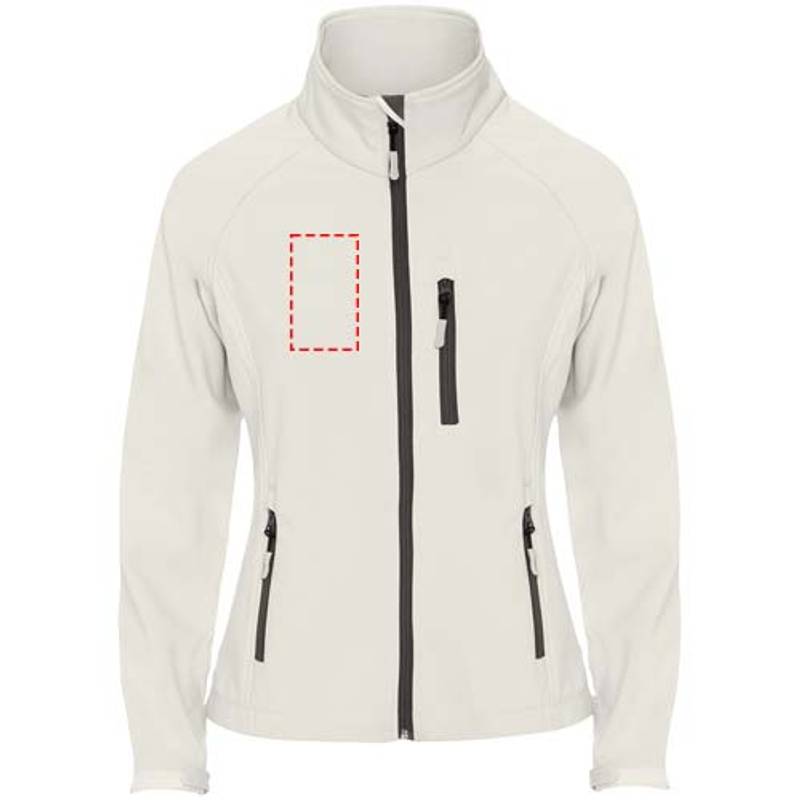 Antartida dámska softshellová bunda, biela Pearl, S Antartida dámska softshellová bunda, biela Pearl, S