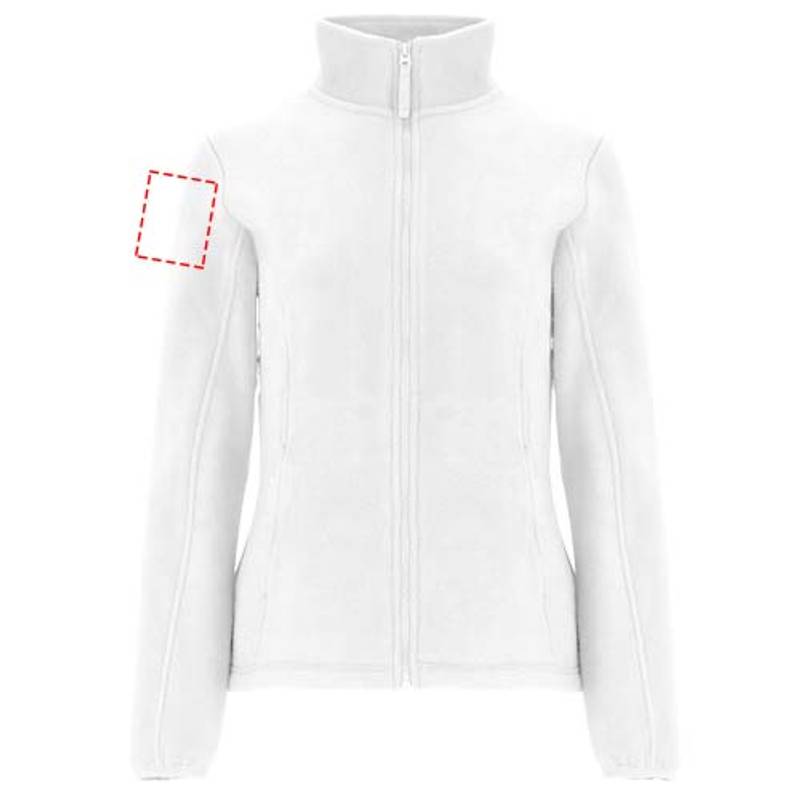 Artic dámská fleecová celorozepínací bunda, bílá, S Artic dámská fleecová celorozepínací bunda, bílá, S