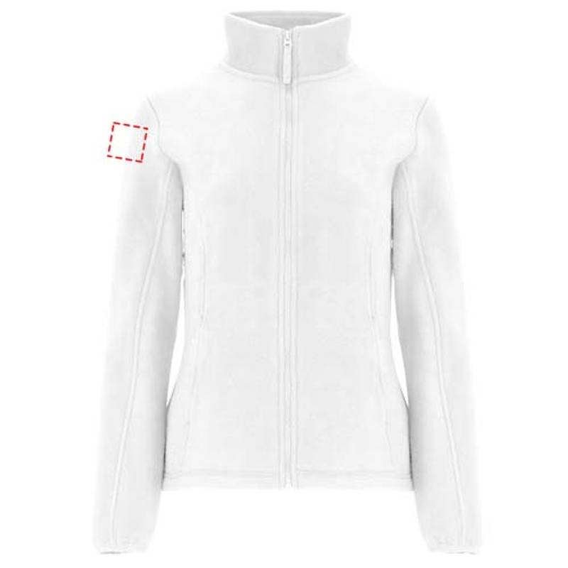 Artic dámská fleecová celorozepínací bunda, bílá, S Artic dámská fleecová celorozepínací bunda, bílá, S