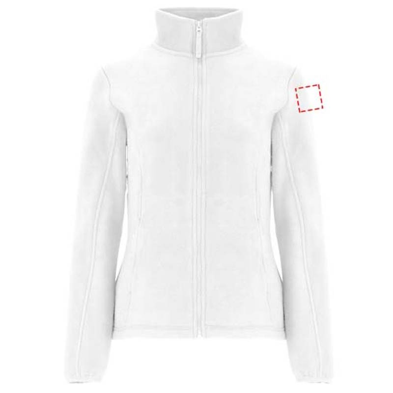 Artic dámská fleecová celorozepínací bunda, bílá, S Artic dámská fleecová celorozepínací bunda, bílá, S