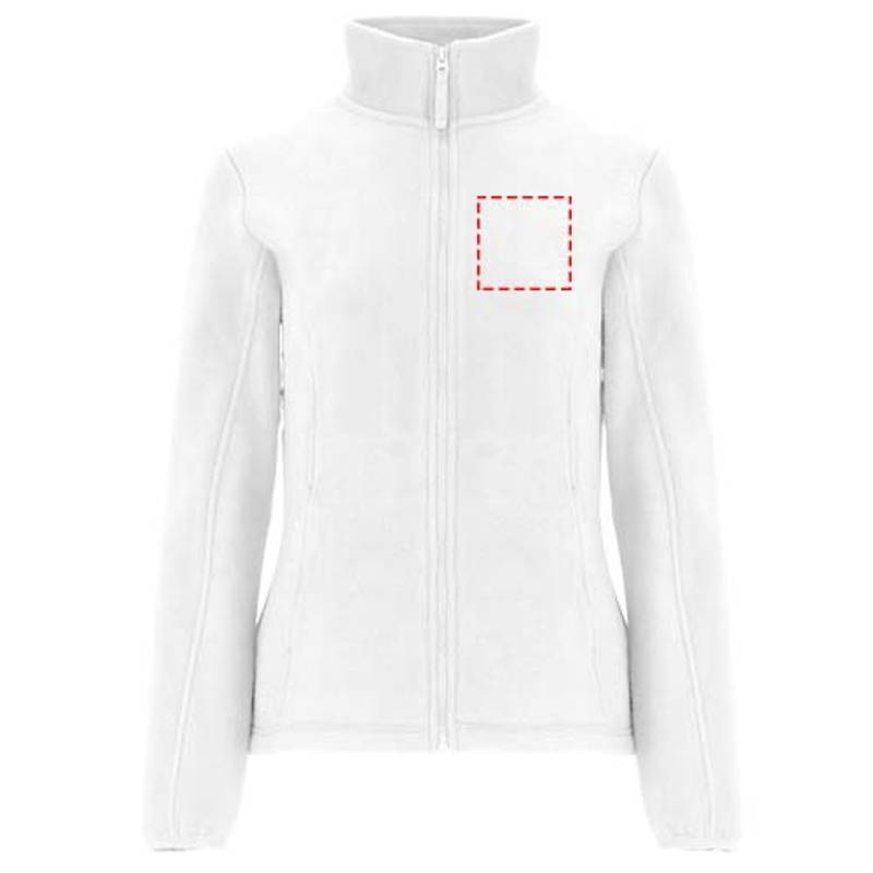 Artic dámská fleecová celorozepínací bunda, bílá, S Artic dámská fleecová celorozepínací bunda, bílá, S