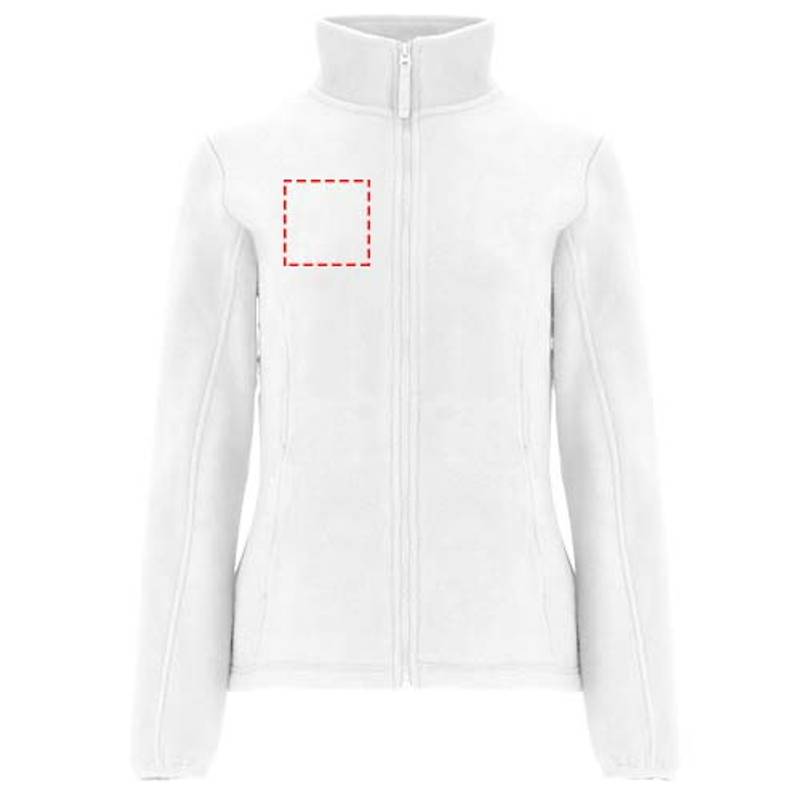 Artic dámská fleecová celorozepínací bunda, bílá, S Artic dámská fleecová celorozepínací bunda, bílá, S