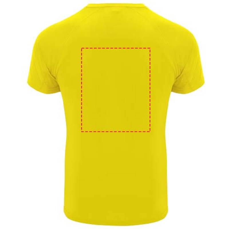 Bahrain pánské sportovní tričko s krátkým rukávem, Žlutá, S Bahrain pánské sportovní tričko s krátkým rukávem, Žlutá, S