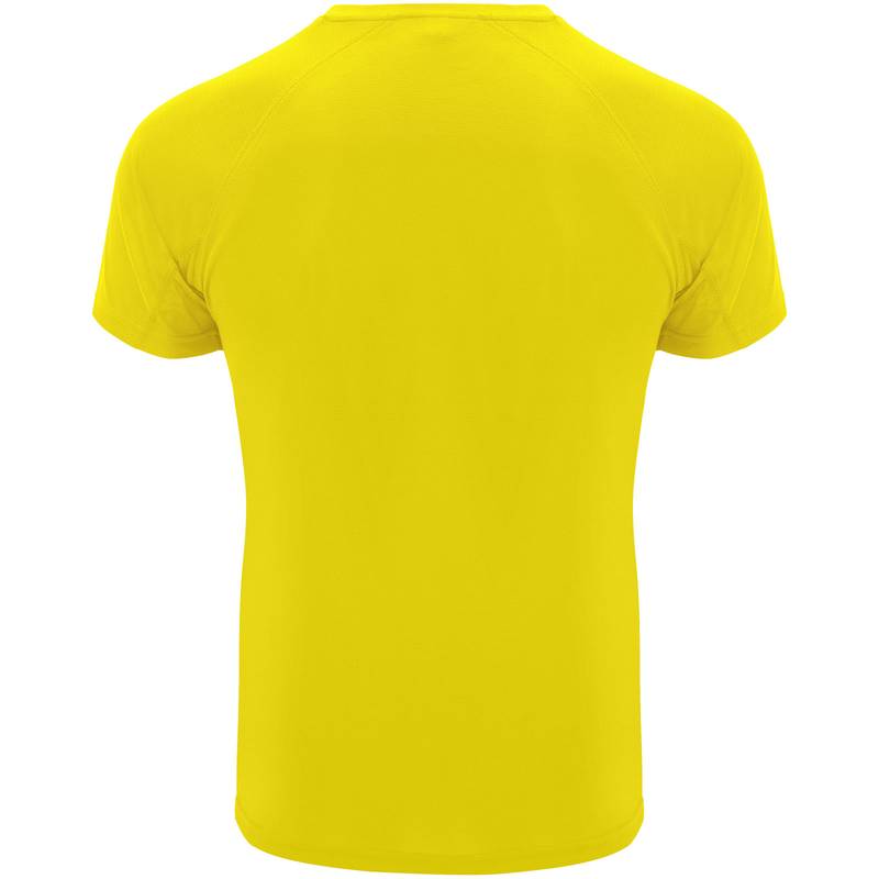 Bahrain pánské sportovní tričko s krátkým rukávem, Žlutá, S Bahrain pánské sportovní tričko s krátkým rukávem, Žlutá, S