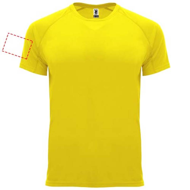 Bahrain dětské sportovní tričko s krátkým rukávem, Žlutá, 4 Bahrain dětské sportovní tričko s krátkým rukávem, Žlutá, 4