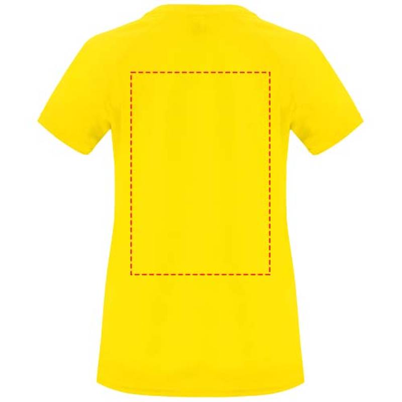 Bahrain dámské sportovní tričko s krátkým rukávem, Žlutá, S Bahrain dámské sportovní tričko s krátkým rukávem, Žlutá, S