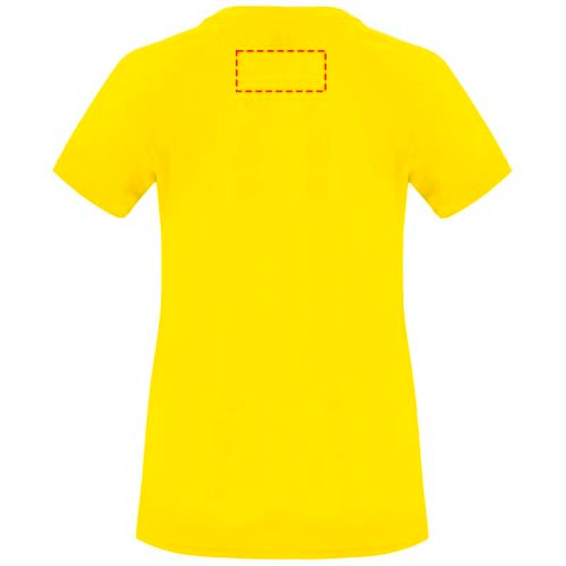 Bahrain dámské sportovní tričko s krátkým rukávem, Žlutá, S Bahrain dámské sportovní tričko s krátkým rukávem, Žlutá, S