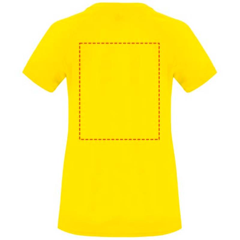 Bahrain dámské sportovní tričko s krátkým rukávem, Žlutá, S Bahrain dámské sportovní tričko s krátkým rukávem, Žlutá, S