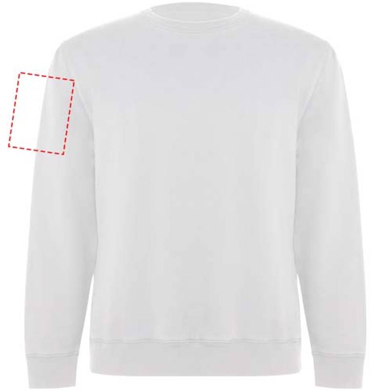 Batian unisex svetr s výstřihem crewneck, bílá, XS Batian unisex svetr s výstřihem crewneck, bílá, XS