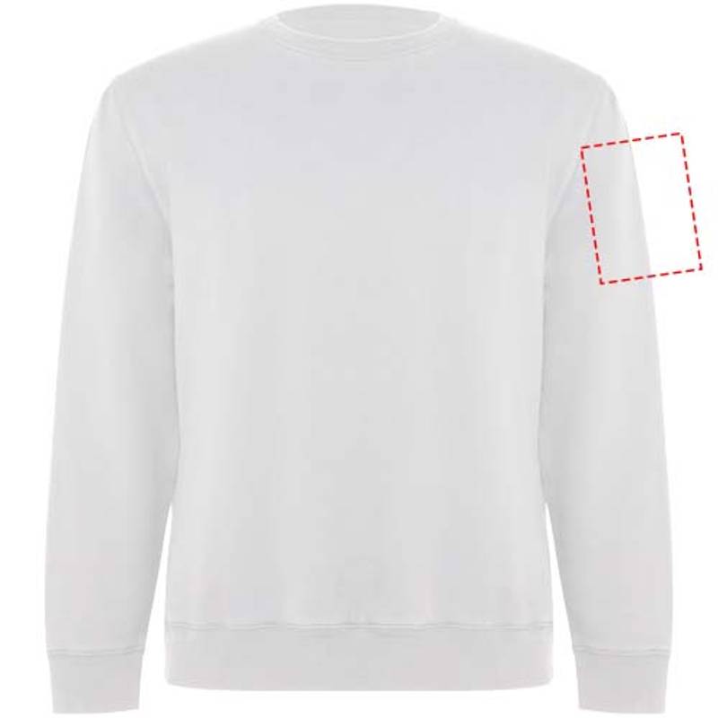 Batian unisex svetr s výstřihem crewneck, bílá, XS Batian unisex svetr s výstřihem crewneck, bílá, XS