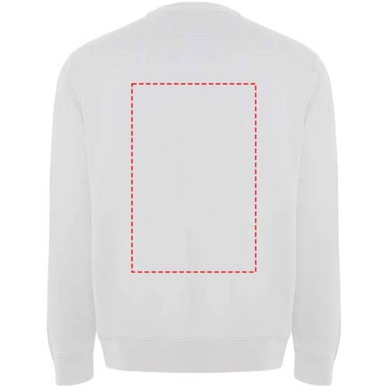 Batian unisex svetr s výstřihem crewneck, bílá, XS Batian unisex svetr s výstřihem crewneck, bílá, XS